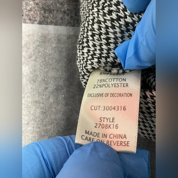 Max Studio Gray Tweed Mini Skirt Size XL NWT - Picture 6 of 6